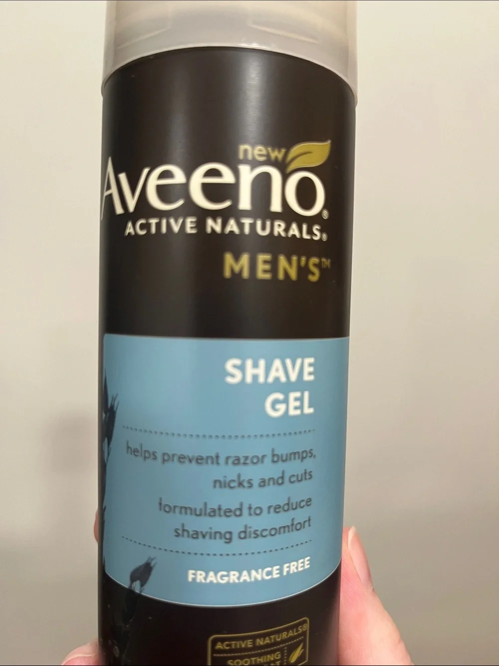 Aveeno Active Naturals Men's Shave Gel Fragrance Free (7 oz) Discontinued/HTF